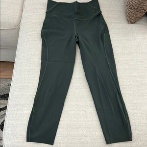 Lululemon Dark Green High-Waisted Leggings